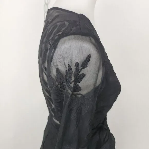 Hello Molly Black Long Sleeve Dress - Picture 5 of 8